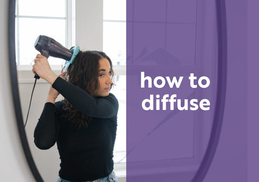 How to diffuse your hair with the GentleStyle Brush in a few easy steps